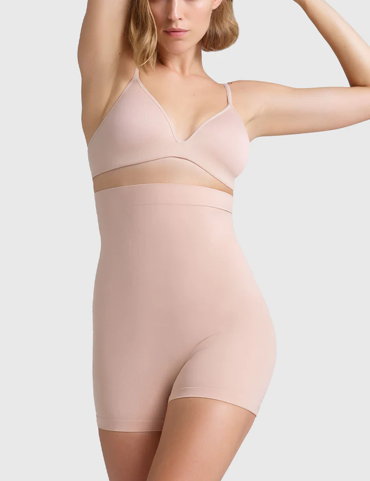 Ambra Powerlite High-Waist Shortie Rose Beige